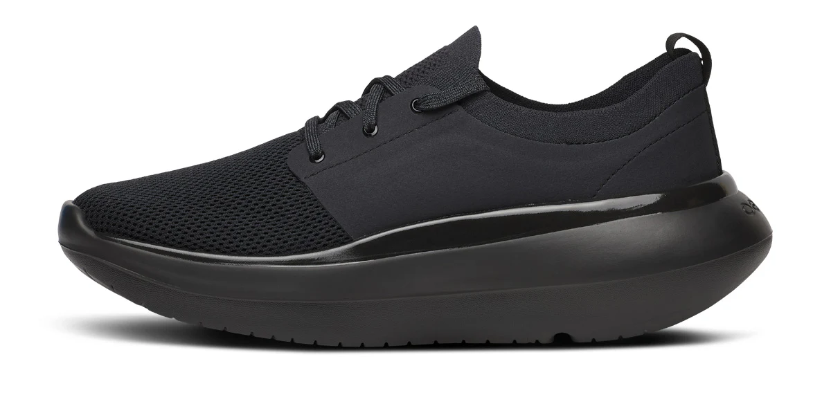 Men's OOmy Stride Shoe - Black/Black - Image 4