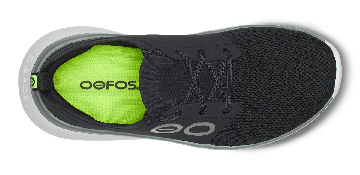 Men's OOmy Stride Shoe - White/Black - Image 4