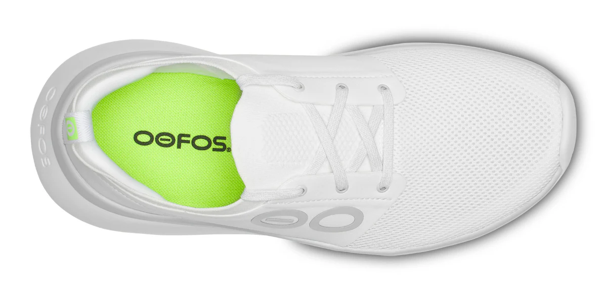 Men's OOmy Stride Shoe - White/White - Image 9