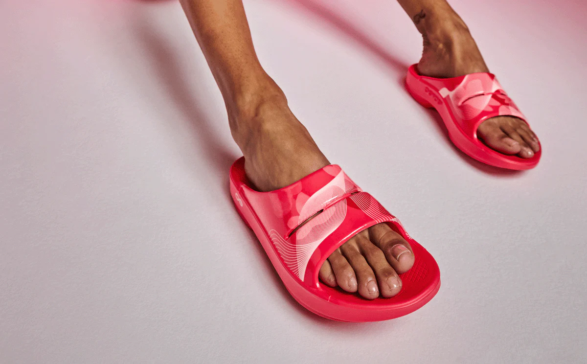 Women's OOahh Slide - Neon Berry Breeze - Image 4