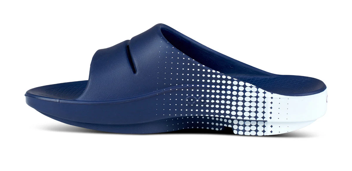 Women's OOahh Sport Slide - Navy Matrix - Image 3