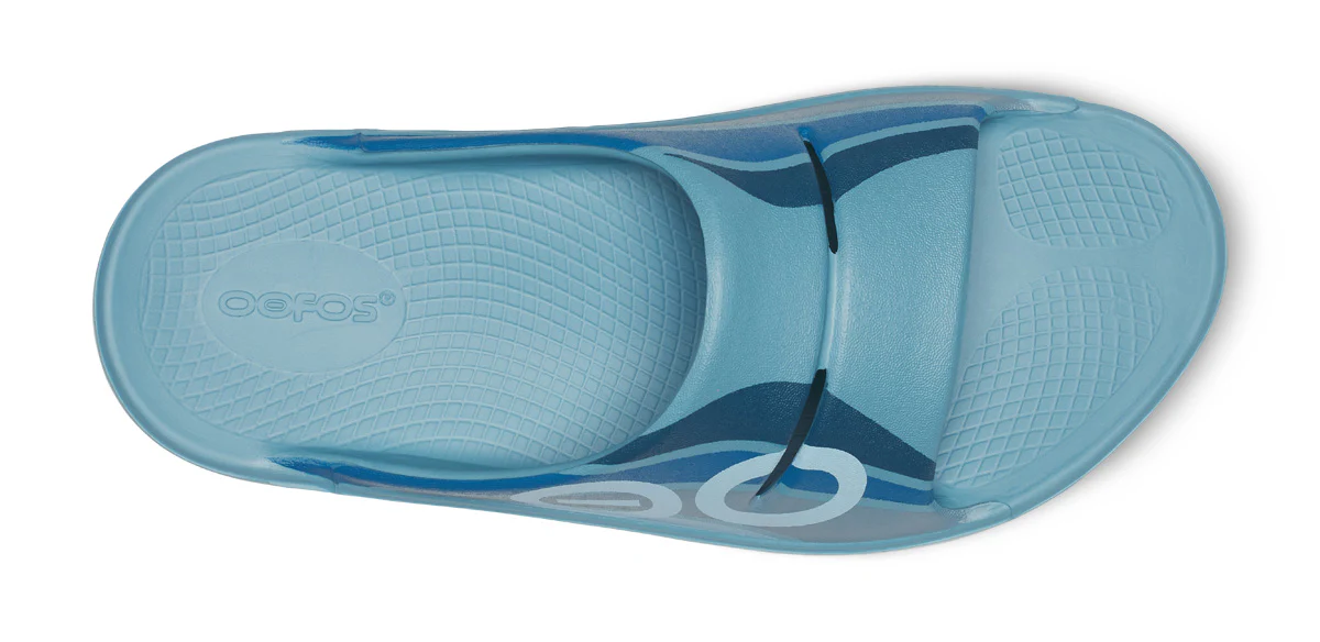 Women's OOahh Sport Slide - Ocean Blue Wave - Image 6