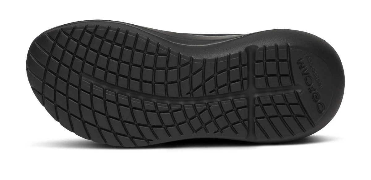 Women's OOmy Stride Shoe - Black/Black - Image 7