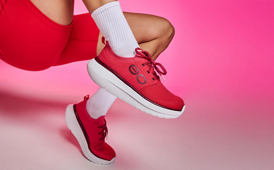 Women's OOmy Stride Shoe - Neon Berry - Image 5