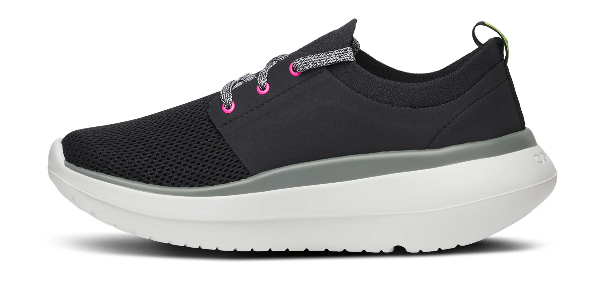 Women's OOmy Stride Shoe - White/Black - Image 3