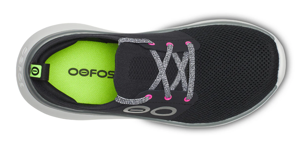 Women's OOmy Stride Shoe - White/Black - Image 4